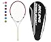27 Inche Radical Adult Tennis Racquet with Bag -Graphite and Aluminum-Prestrung, Pink/Blue/Red/Green