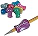The Pencil Grip Metallic Grippers 6-Pack, Pencil Grips for Kids Handwriting, Ergonomic Pen Holder for Righties & Lefties, Writing Practice for Kids, Toddlers, Adults, Writing Tool with Finger Cushion
