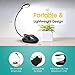 TOPELEK Reading Light, Upgraded 8 LED Rechargeable Book Light with 12 Brightness, Clip On Lamp with Flexible Goose Neck, Dual Hinge for Night Reading in Bed