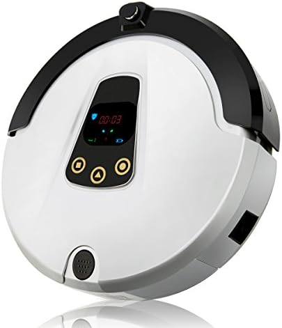 Robotic Vacuum Cleaner with Camera, Strong Suction for Cleaning Pet Hair and Dirt with Drop-Sensing and Anti-Collision Technology, Wi-Fi Connected, Silver