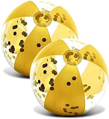 POZA CoTa Global Inflatable Pool Beach Ball Accessory Confetti 16