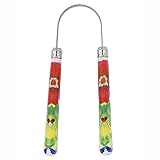 AMANO Tongue Cleaner | Scraper | Fresher Breath | Taste Enhancer | Surgical Grade Austenitic Steel (Amazonian Sunrise)