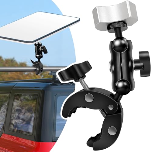 Starlink Mini Mount - Adjustable Clamp Kit for RVs, Yachts, and Campers with 360° Rotation and 2-Way Adjustment, Compatible with Original Starlink Mini Pipe Adapter, Starlink Mini Accessories Kit