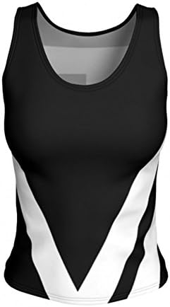 Black Fitted Acivat Tank Top