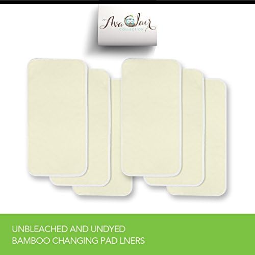 ACC Waterproof Mattress Cover (Beige, Changing Pad Liners 6-Pack)