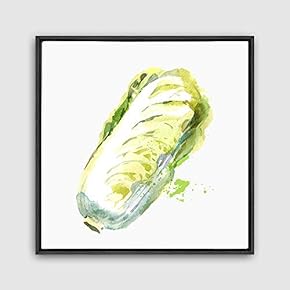 Framed Canvas Wall Art Vegetables Theme Design Canvas Prints Home Artwork Decoration for Living Room,Bedroom - 16x16 inches