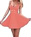 Sexy Womens Summer Straps Sleeveless Skater Short Dress