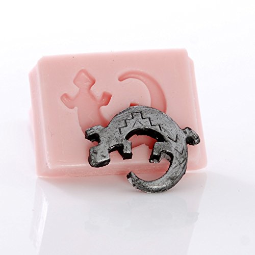 Miniature Lizard Silicone Mold Food Safe Mold Craft Jewelry Mold. Perfect size to make western jewelry.