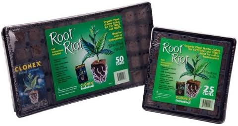 Root Riot 50 Cube Tray w/ Clonex Gel 714130