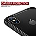 Humixx Extre Series iPhone Xs Case(2018) with Aluminum TPU Hybrid Shockproof Bumper Case Compatible with iPhone X(2017) -Matte Black
