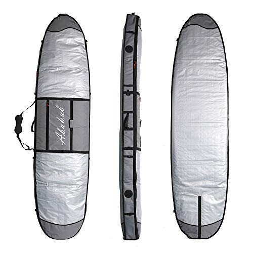 Abahub Premium 9'0 x 33 SUP Travel Bag, Foam Padded Stand-up Paddleboard Cover Case, Paddle Board Carrying Bags for Surfing, Outdoor, Airplane, Car, Truck - Thumbnail 6