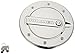 DefenderWorx H3PPC08060 Chrome Locking Fuel Door for Hummer H3