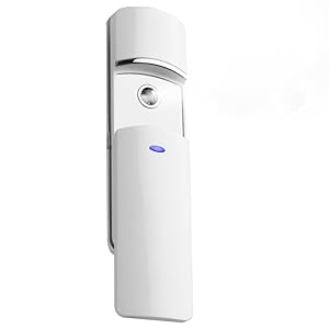 Nano Handy Mist Spray Atomization Rechargeable Facial Mister Nano Mister for Eyelash Extensions Mist (White)