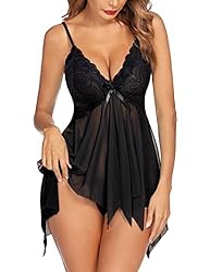 Avidlove Black Lingerie For Women Exotic Nightgowns