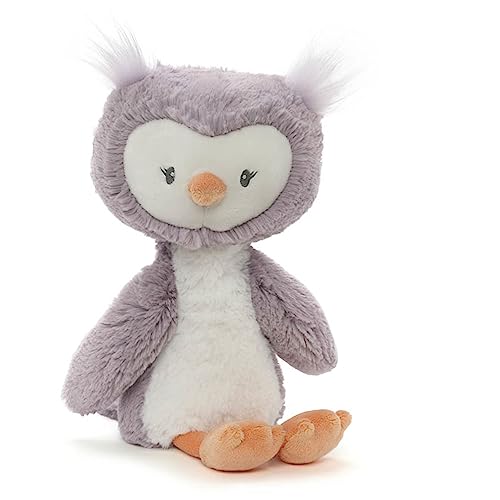 GUND Baby, Lil’ Luvs Collection Quinn Owl Plush Stuffed Animal, Purple and White, 12”