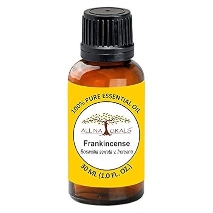 All Naturals 100% Pure Frankincense Essential Oil For Scars, Clear Skin, Anti-aging, Beauty, Focus & Positivity - 30Ml