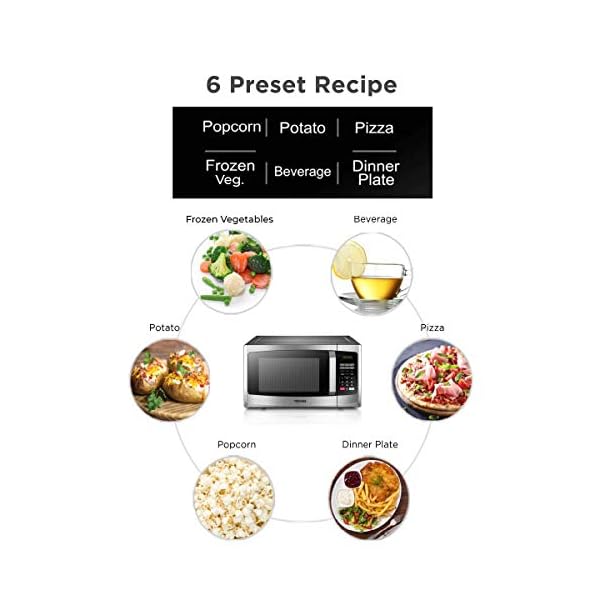 Toshiba-800-w-23-L-Microwave-Oven-with-Digital-Display-Auto-Defrost-One-Touch-Express-Cook-6-Pre-Programmed-Auto-Cook-Settings-and-Easy-Clean-Stainless-Steel-ML-EM23PSS Toshiba 800w 23L Microwave Oven with Digital Display, Auto Defrost, One-Touch Express Cook, 6 Pre-Programmed Auto Cook…