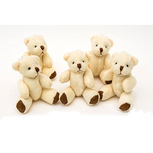 5 X Little Teddy Bears - Adorable Lovely - Gift Present