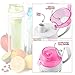 Fruit Infuser Water Bottle 3-pk 25 oz Infused Water Bottle Unique Fun and Healthy Motivational Infusion Rod Reusable Sports Infuser Bottle For Kids And Adults Multi-Color Set-BPA Free- Herevin