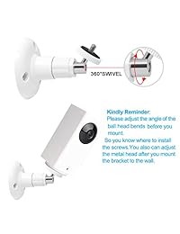 MOYEEL Cable de extensión de alimentación de 30 pies con montaje en pared para la cámara Wyze Cam Pan, kit de montaje Wyze Cam Pan Cable de carga duradera y sincronización de datos para la cámara de seguridad doméstica (paquete de 2)