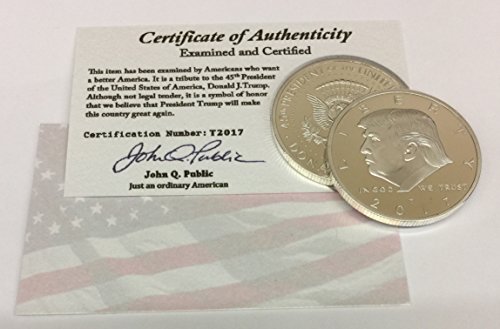 6 President+Inaugural+Commemorative+CERTIFICATE+AUTHENTICITY
