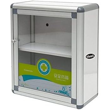 Amazon Com Aluminum Alloy First Aid Kit Box Wall Mount Empty