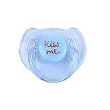Magnet Pacifier for Reborn Newborn Baby Dolls Handmade Magnetic Nipple Dummy Kiss Blue