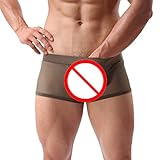 Tonsee® Sexy Men's See Through Briefs Shorts Underwear (M, Army Green)