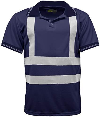 High Vis Visibility Short Sleeve Polo T Shirt EN471 - HV004
