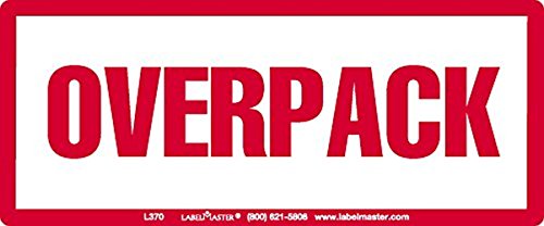 Labelmaster L370 Overpack Label, Standard