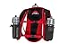 SLS3 Running Vest - Hydration Pack - Hydration Water Vest for Running with 3 Water Bottles (72oz) | Small Ultra Trail Backpack Designed by Athletes for Athletes red