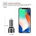 iREIZTEC 34W DUAL USB Smart Port Car Charger, w/ Safety Hammer, For iPhone X 8 8+ 7 6S 6, SE 5S 5, Galaxy S8 S7 S6 Edge, Note 8 4, LG G6 G5 V10 V20, HTC, Nexus 5X 6P,Pixel, iPad Pro Portable (Black)