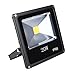 Lighting EVER LED Flood Light 20 Watt IP65 Waterproof Security Fixtures, 5000K Daylight White, Indoor and Outdoor Landscape Floodlight for Yard Garden, Playground, Party(Black, No Plug)