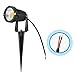 SHINE HAI LED Landscape Lighting, 5W Waterproof COB LED Garden Path Wall Yard Light, 3000K Warm White, AC 85-265V, Outdoor Decorative Spotlight with Spiked Stand, 4-Pack