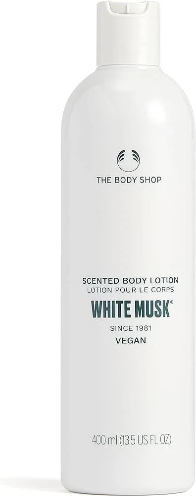 The Body Shop White Musk Body Lotion (1x 250ml), Lightweight Floral Body Moisturiser, Iconic Musk Scent, Leaves Skin Feeling Silky Soft, Vegan Body Care, Cruelty-Free