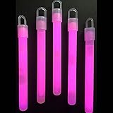 Glow Sticks Bulk Wholesale, 100 4” Pink Glow