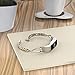 Wearlizer Compatible for with Alta Bands Small Silver Rose Gold Alta hr Women Metal Replacement Bands Accessories Straps Bracelet Bangle Wrist Bands Small/Large (Gold+Silver)