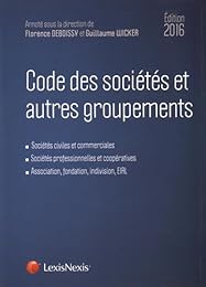Code des sociétés et autres groupements, 2016