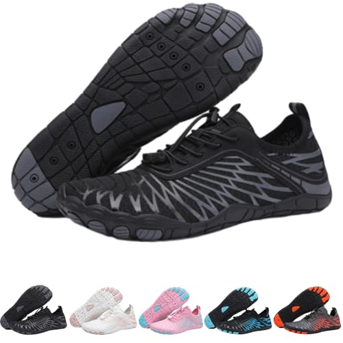 Kizu Footwear Barefoot Shoes, Grounded Hike Barefoot Footwear Women Men, Waterproof Wide Toe Box Slip On Water Shoes