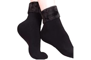 Kit 3 Meia Térmica Grossa Flanelada Fleece Inverno Frio Intenso Unissex (Preta)