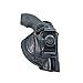 Cardini Leather USA – Zorro Series Holster – Right Handed – Black Leather – For Ruger LCR 38 Special – Concealed Carry IWB with Clip