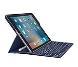 Logitech iPad Pro 9.7 Keyboard Case | Create: Backlit Wireless Keyboard with Smart Connector (Navy Blue)(Certified Refurbished)