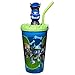 Zak Designs Paw Patrol - Funtastic Tumbler with Straw and Unique 3D Character on Lid, 360 Degrees Sculpted Design Stands Out, Screw-On Lid with Durable Straw Keeps Liquids In (15oz, BPA-Free)