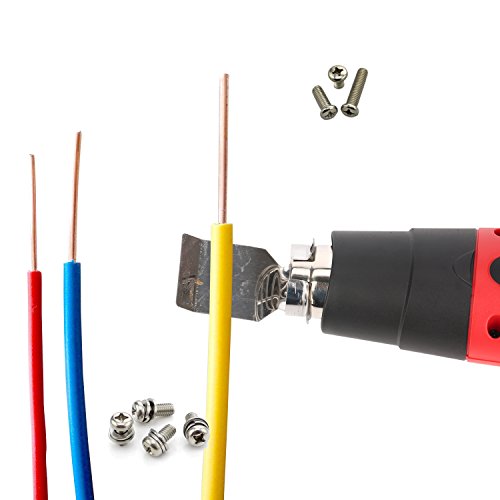 Heat Gun Kit Amtake HG6618 Hot Air Gun Variable Temperature 120°F-1020°F with Four Nozzle Attachments for Heat Shrink Tubing, Shrink Wrapping, Removing Paint, 1800W - Thumbnail 6