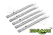 BBQMANN BC411 (5-Pack) Stainless Steel Straight Burner for Lowes BBQ Grillware, Charmglow, North American Outdoors and Perfect Flame