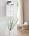 Elegant Home Fashion Vera 2-Door Wall Cabinet, White