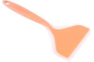 SPYMINNPOO NonStick Silicone Shovel Wide Turner for Kitchen Cooking Utensils, High Temperature Spatula for Cake Steak Pizza, 
