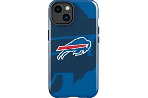 Skinit Impact Phone Case Compatible with iPhone 15 - Officially Licensed NFL Buffalo Bills Double Vision Design