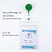 Purida ID Badge Holder, Work Badge Holder, Heavy Duty Clear Card ID Holder, 3 x 4 Name Badge Holder, Resealable Zip Work Badge Holder, Waterproof, Vertical, 10 Pack