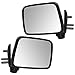 Replacement Set Driver and Passenger Manual Side View Mirrors Door Mounted Compatible with 1986-1997 Pathfinder 9630211G7A K630111G26